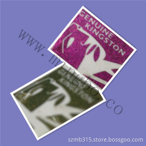 Optical Variable Ink with Screen Printing (purple red-green)